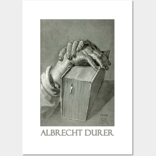 Hands on Bible (1506) by Albrecht Durer Posters and Art